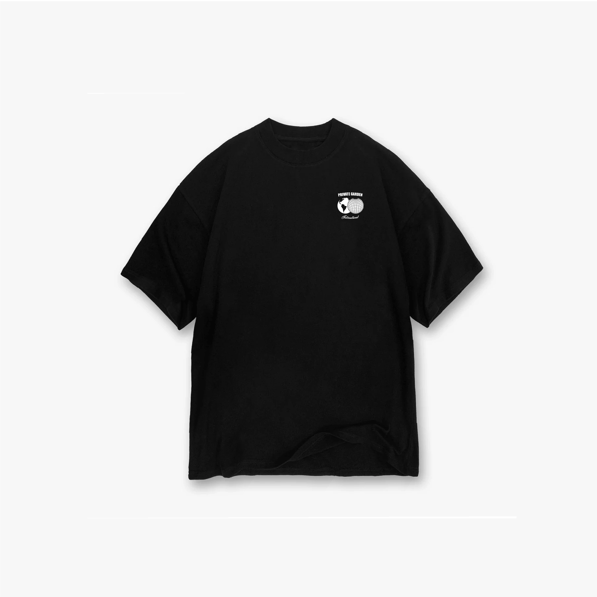 Private Garden Black "International" T-Shirt