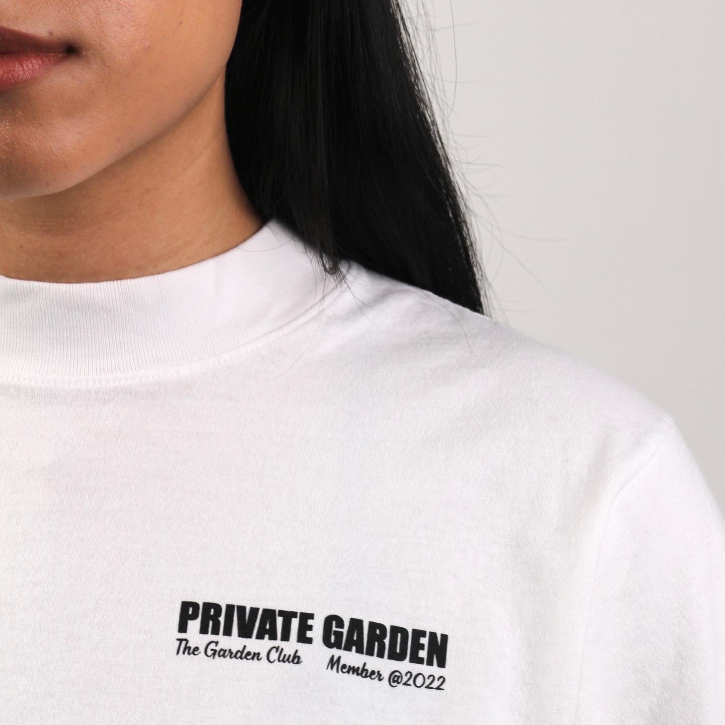 Private Garden "The Garden Club" White Long-Sleeve Shirt